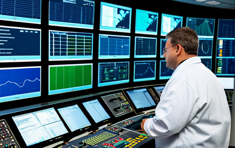 원자력 발전소 설계 원칙과 가이드 - Safety and Multiple Barriers**

"A meticulously designed nuclear power plant interior emphasizing sa...